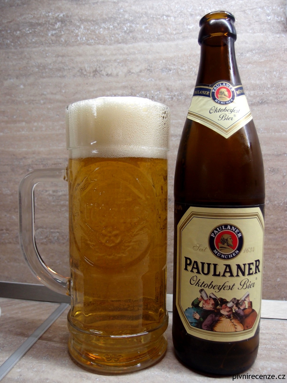 Recenze Paulaner Oktoberfest Bier PivníRecenze.cz